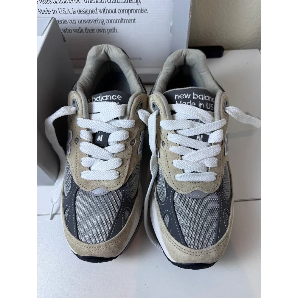 New Balance 993 Made in USA Grey Sneakers Women 5.5 Medium U993IG Minimalist‎